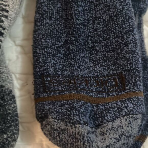 Men's Gray and Blue Socks - Picture 3 of 3